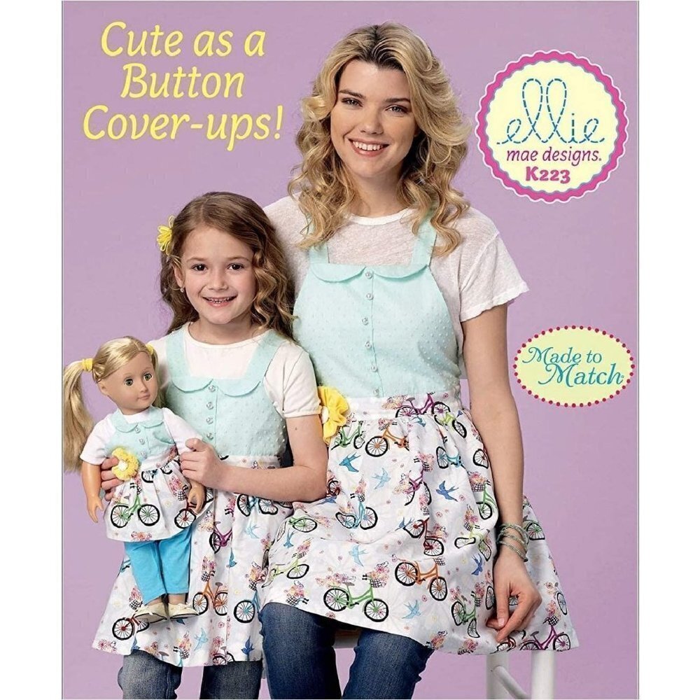 Kwik Sew Sewing Pattern K223 Aprons Misses‎ Girls Dolls